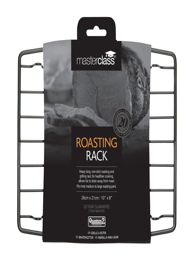 Master Class MasterClass KCMCTRAYNS26 26 x 20 cm Non Stick Roasting Rack, V Shaped, Carbon Steel, Silver - Image 2