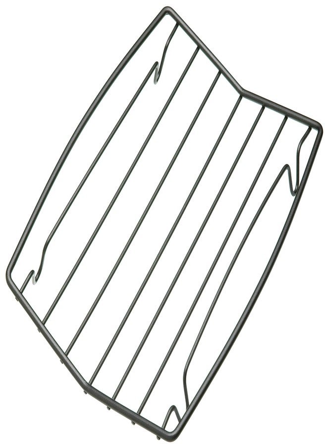 Master Class MasterClass KCMCTRAYNS26 26 x 20 cm Non Stick Roasting Rack, V Shaped, Carbon Steel, Silver - Image 1
