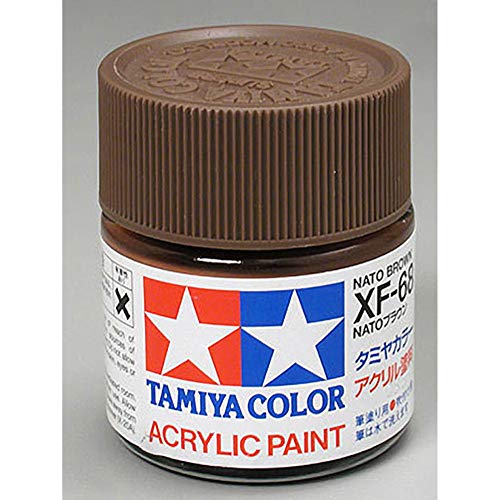 Tamiya 81368 Acrylic XF68 Nato Brown 3/4 oz - Image 1