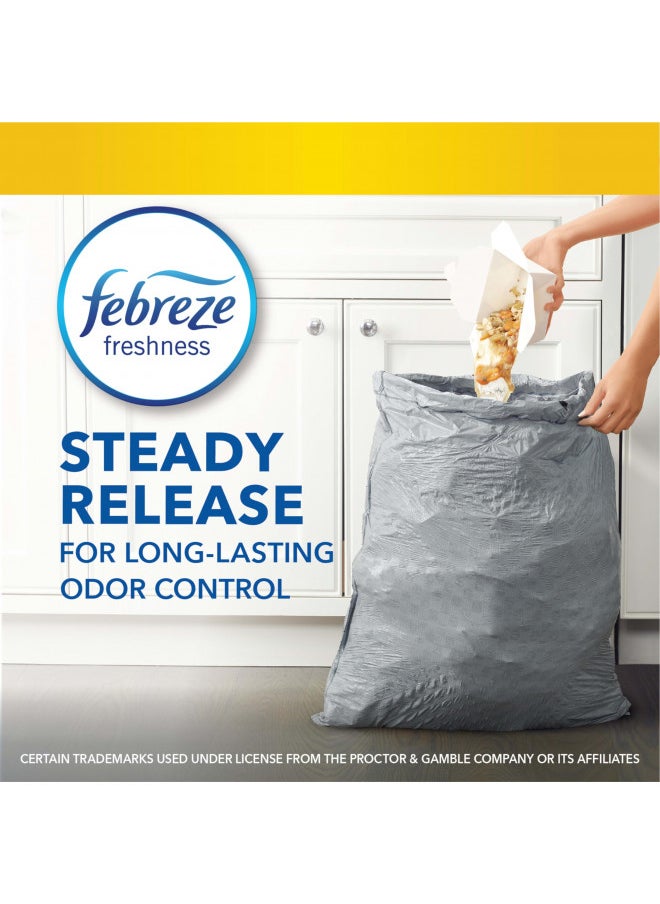 Glad OdorShield Tall Kitchen Drawstring Trash Bags - Febreze Fresh Clean - 13 Gallon - 80 count