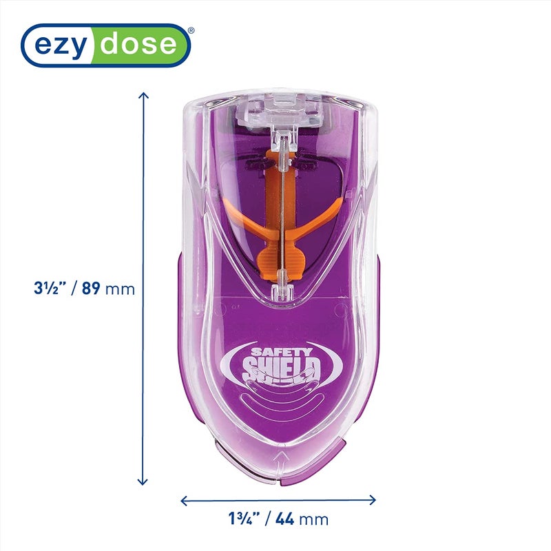 EZY DOSE Pill Cutter with Safety Shield and Magnifier, Daily Usage, Safely Cut Pills and Vitamins, Accurate and Easy Cutting, Color May Vary, BPA Free - Image 2