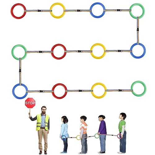 PEUTIER 12pcs Toddlers Walking Ropes Children Detachable Transition Rope Preschool Walking Rope Kids Walking Rope Line for Preschool Daycare Kindergarten Class School Kids Outdoor Supplies - Image 1