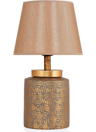 1 Grande Ceramic Lampshade Gray Gold Srmk-53 Modern E27 Gray Ceramic - pzsku/ZFD6F0392527E01D26EF4Z/45/_/1731176150/63e785a7-cb43-463e-914b-554dae9641d0