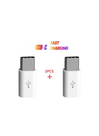 2-Pack Micro USB to USB-C Adapter