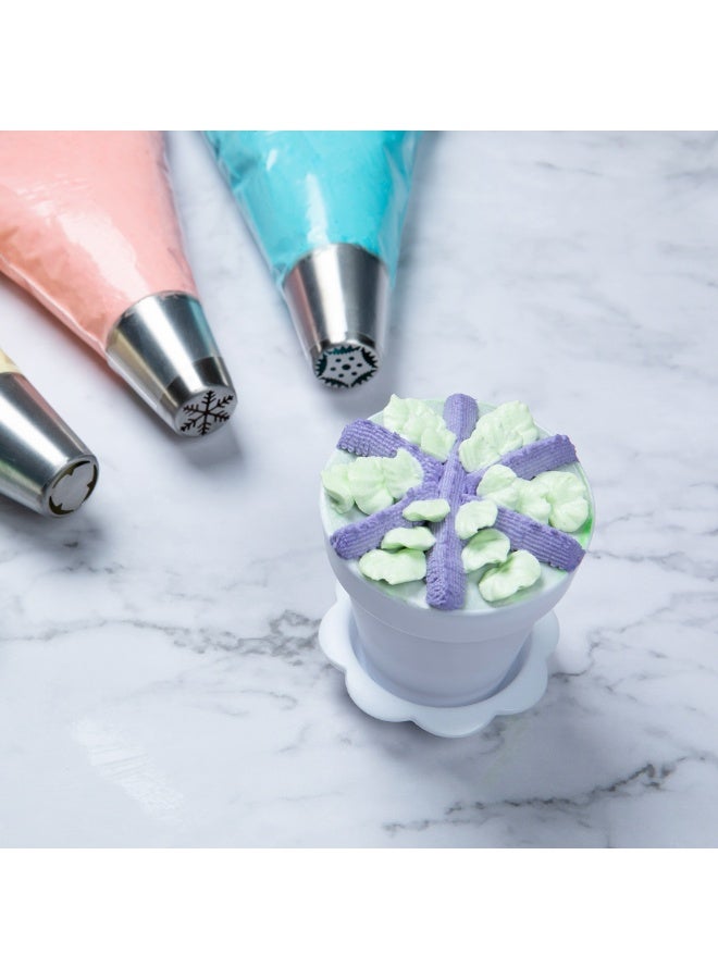 Restaurantware Russian Piping Tip, 1 Petal Cake Decor Piping Tip - #38, Corrosion-Resistant, Stainless Steel Decorating Tip For Frosting, Dishwashable, Decorate Cupcakes, Cakes, or Cookies - Image 3