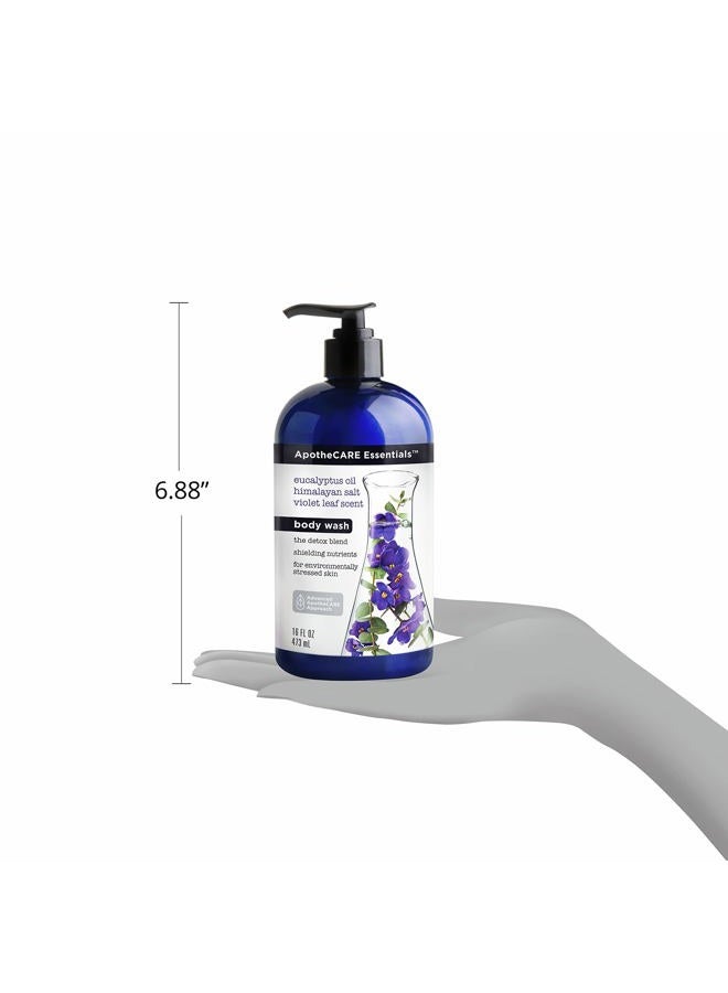 ApotheCARE Essentials The Detox Blend Body Wash Eucalyptus 16 oz - Image 3