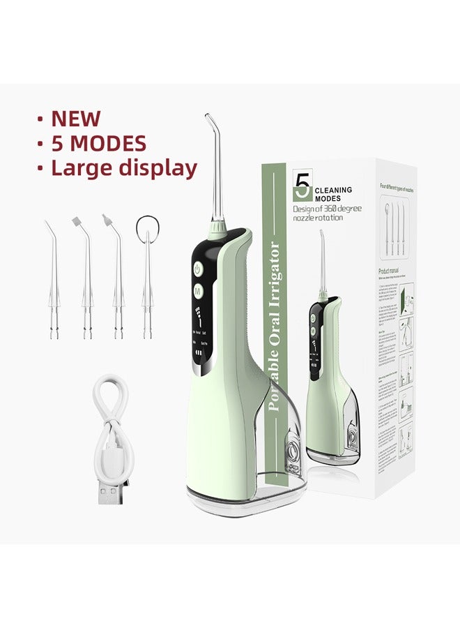 KLNAMAEAAN Portable USB Rechargeable Oral Irrigator Water Flosser Water Jet - Image 1