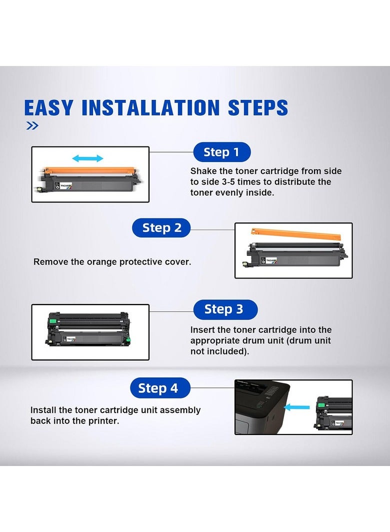 2 Pack 106A W1106A Toner Compatible with 106A Toner for 107w 107a 107r MFP 135a 135r 135w 135wg 137fnw 137fwg (Black)  - Image 4