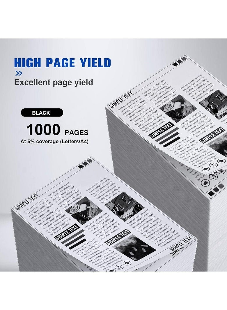 106A W1106A Compatible Black Toner Cartridges 2-Pack for 107a 107r 107w 135a 135r 135w 135wg 137fnw 137fwg Printers - Image 3
