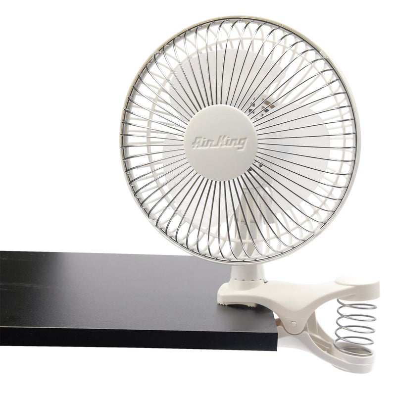 Air King 9145 6Inch 2Speed ClipOn Fan