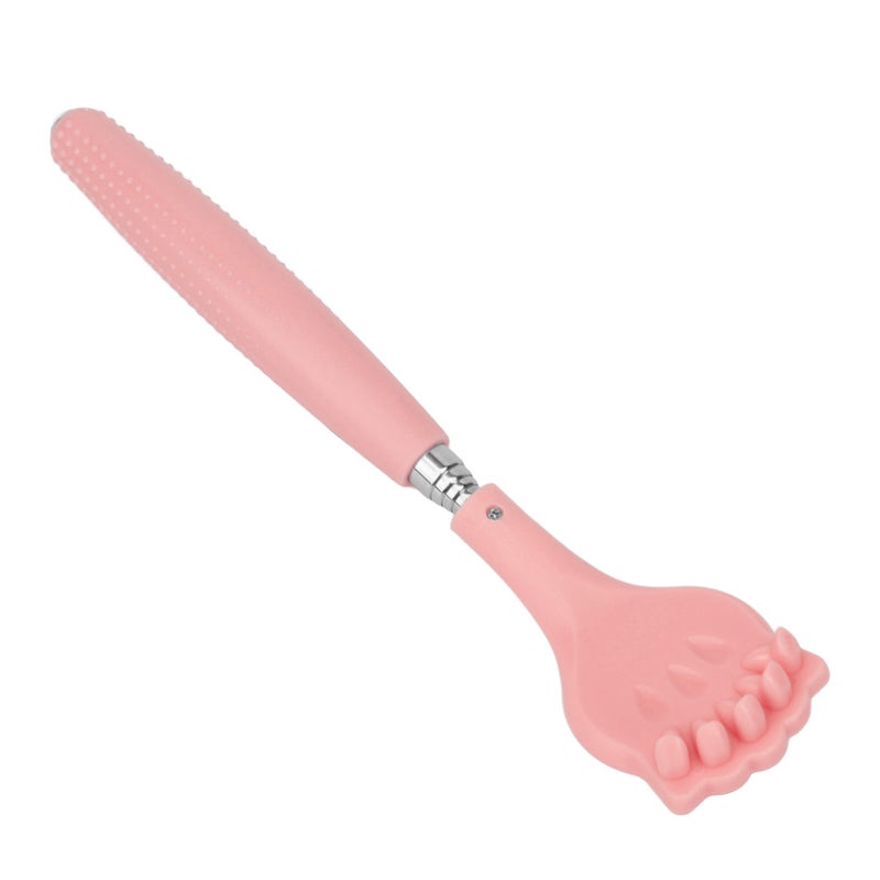 Self Back Scratcher Stretchable Multifunctional Body Massager Cat Claw Style Cute Scratching Tool Pink - Image 2