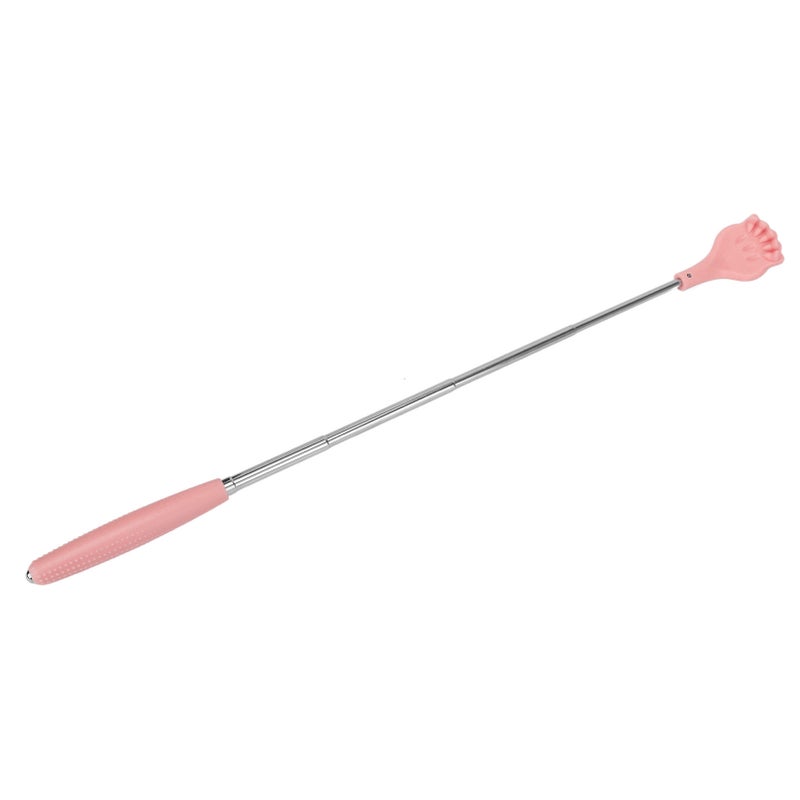 Self Back Scratcher Stretchable Multifunctional Body Massager Cat Claw Style Cute Scratching Tool Pink - Image 4