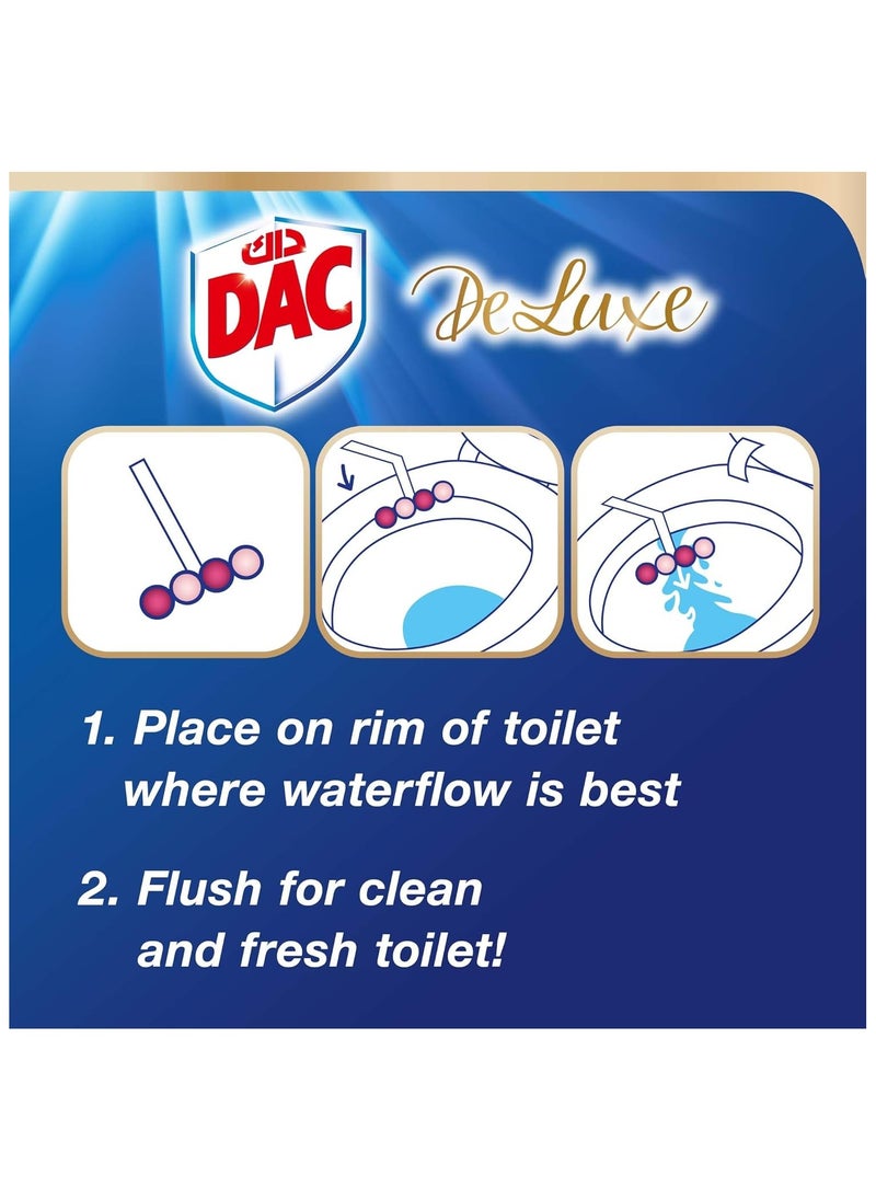 Dac Deluxe Toilet Rim Block Cleaner, Delicate Magnolia, 50gm  - Image 3