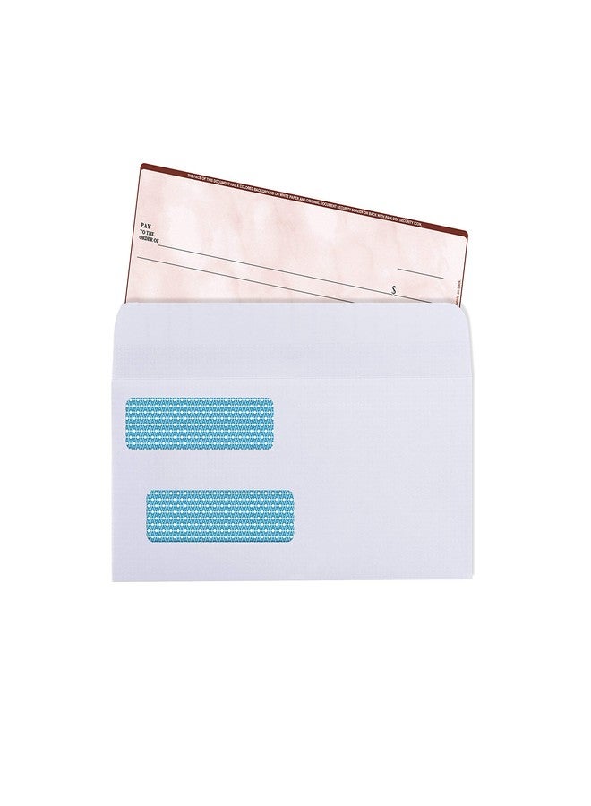 Aimoh 500#8 Double Window Gummed Security Envelopes - for Business Checks, QuickBooks & Quicken Checks, Size 3 5/8 x 8 11/16 Inches - Checks Fit Perfectly - Not for Invoices, 500 Count (30181) - Image 5