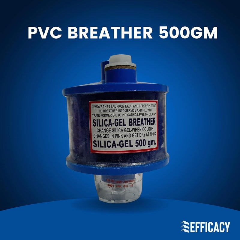 Efficacy Crystal Blue Silica Gel BreatherTransformer Breather Full PVC Body Size 500 Gram Dia 127 05 inch 1 Pc - Image 4
