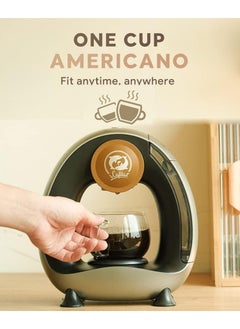FIPKA Portable American MINI Q Coffee Maker Machine Compatible with Coffee Powder Grind  - Image 4