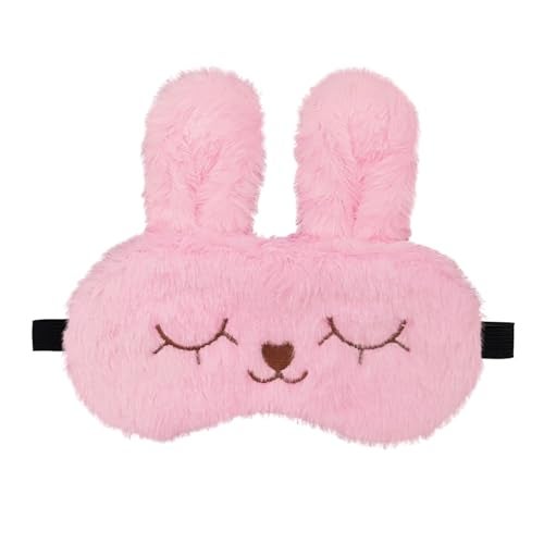 Jenna Silicone Sleep Eye Mask For Men Women, Night Sleeping Mask & Blindfold, Block Out Light, Soft Comfort Eye Shade Cover For Travel Nap (Pink) - Image 1