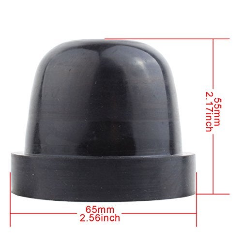 TOMALL 60mm 2.36 inch Rubber Seal Dustproof Covers for Light Bulb Conversion Kit - Image 3