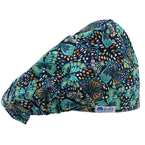 GUOER Hat Bouffant Cap One Size Multi Color (Green) - Image 1