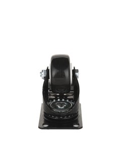 BMB tools Black PVC White Rim Caster 2 Piece 2 Inch- Swivel with Brake - Plate| Industrial & Scientific|Material Handling Products|Rubber Caster| Wheel  - Image 4