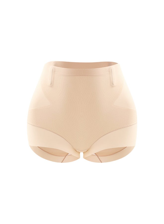 Mid-high Waist Hip-lifting And Belly-tucting Underwear Women's Strong Belly-tucting Body Shaping Body Traceless Hip-waist Ice Silk Light Plastic Pants