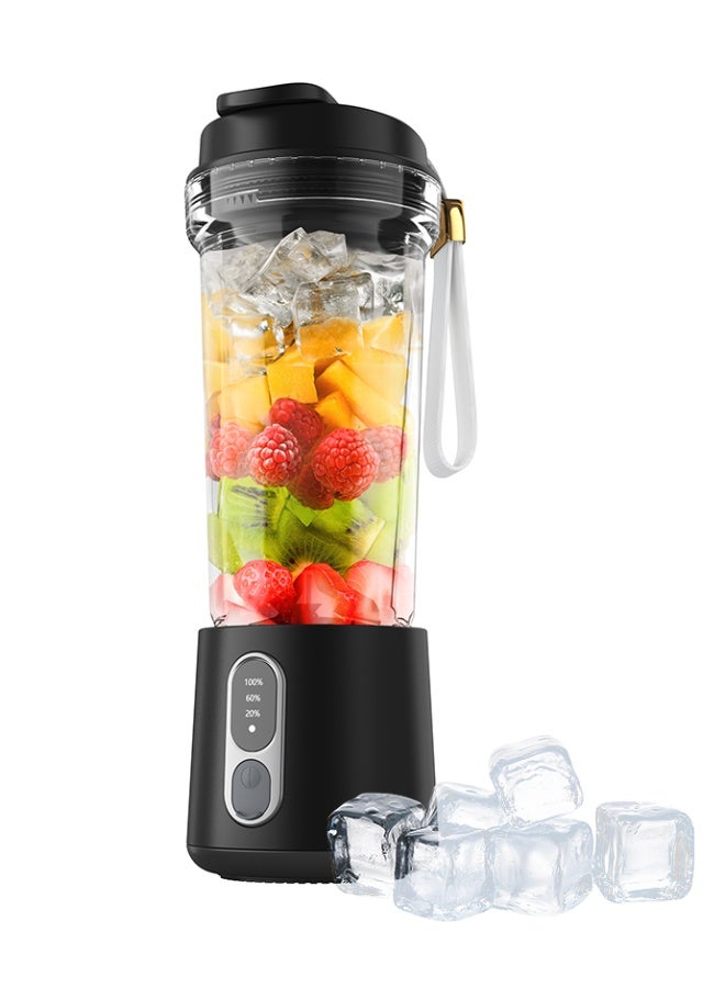 BASILKIT Sports Blender Smoothie Maker with Sports Bottle - 500ml BPA-Free Container, 300W Motor & Stainless Steel Blades for Ice Crushing, Shakes, On-The-Go, 18,000 RPM High-Speed Blending - Image 1