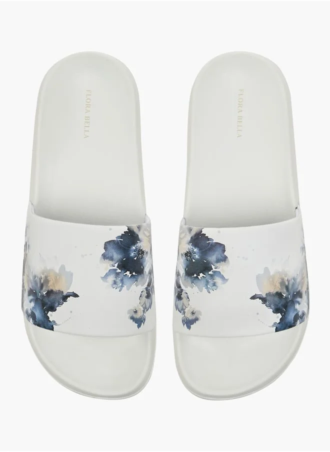 فلورا بيلا من شو إكسبرس Women's Slip-On Printed Slides