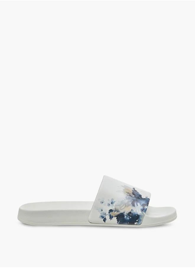فلورا بيلا من شو إكسبرس Women's Slip-On Printed Slides