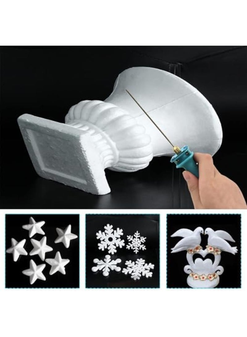 SYOSI Electric Foam Cutter - 18W Hot Wire Cutting Pen for Styrofoam, Polystyrene & DIY Crafts - 10CM Heated Wire Tool with Safety Protection for Model Making, Foam Carving & Art Projects (110-250V) - Image 3