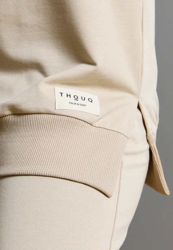 Thouq Drop Shoulder Long Line Sweatshirt