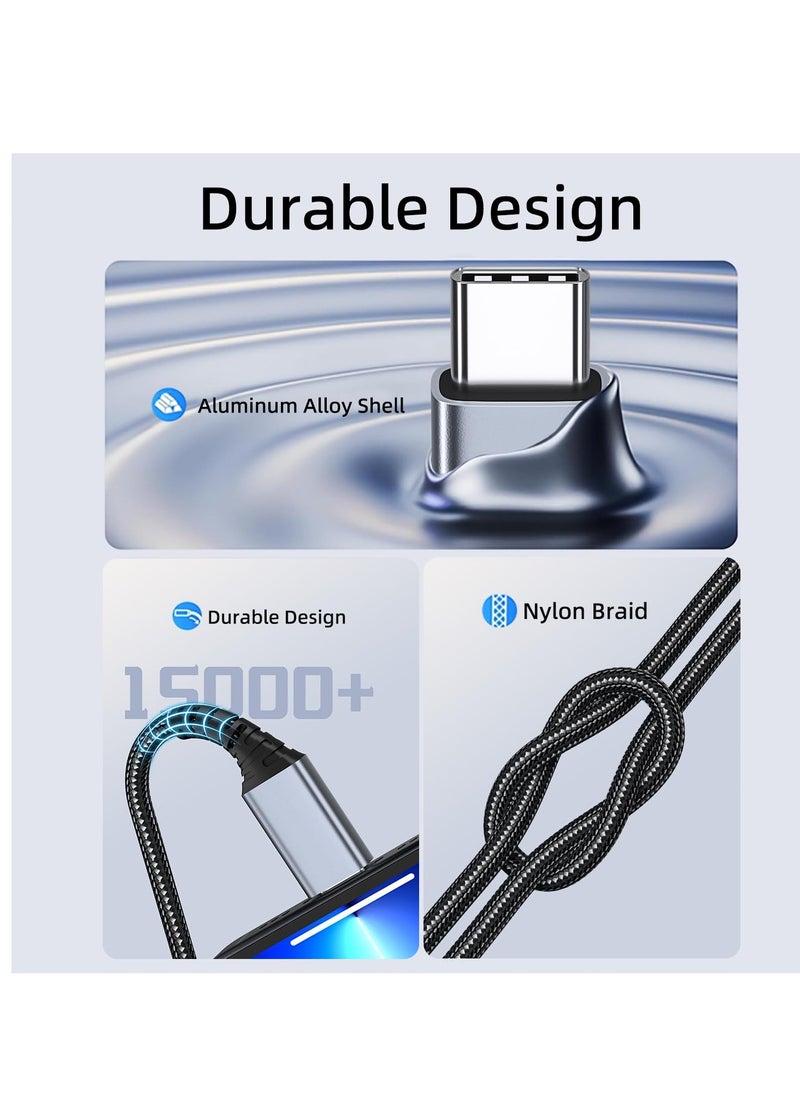 SYOSI - USB C to Lightning Audio and Charge Adapter Cable Type Male Female HiFi Headphones 60W Fast Data Fit with iPhone 15 iPad Pro Air MacBook Galaxy S23 Pixel 7 6 - Image 1