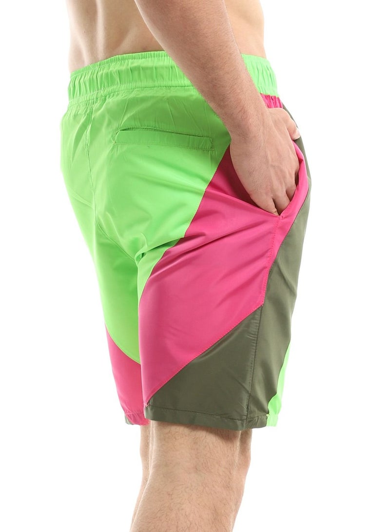 Caesar Printed Swim Short, Water Proof 100% Polyester Fabric  - Image 3