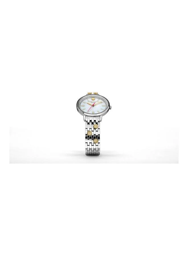 DAISY DIXON LONDON Kendall #24 Silver Bracelet Wrist Watch With White Mother Of Pearl Dial