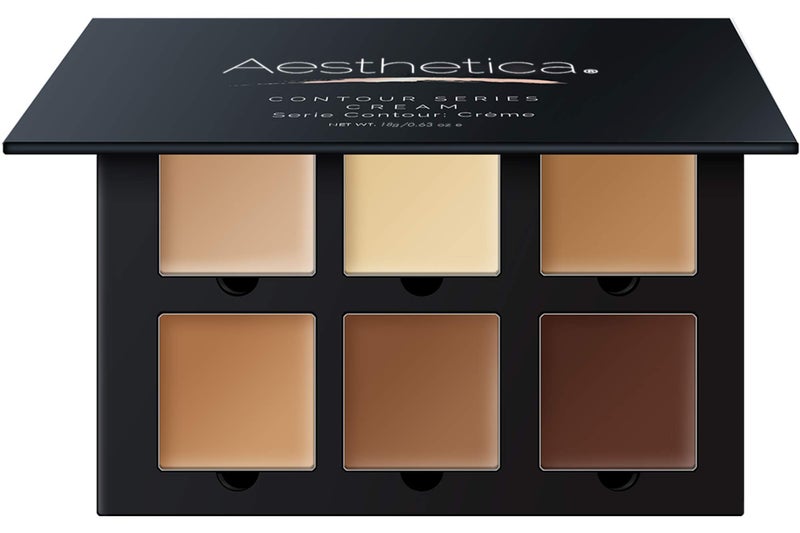 Aesthetica مجموعة مكياج كريمة كونتور وإضاءة من أستيتكا كوزمتيكس - لوحة أساس/كونسيلر للكونتور - نباتية وخالية من القسوة - تعليمات خطوة بخطوة مرفقة - Image 1