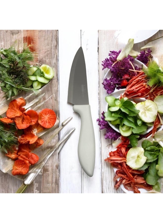 A two-piece kitchen knife set with a thick blade made of steel. - Image 3