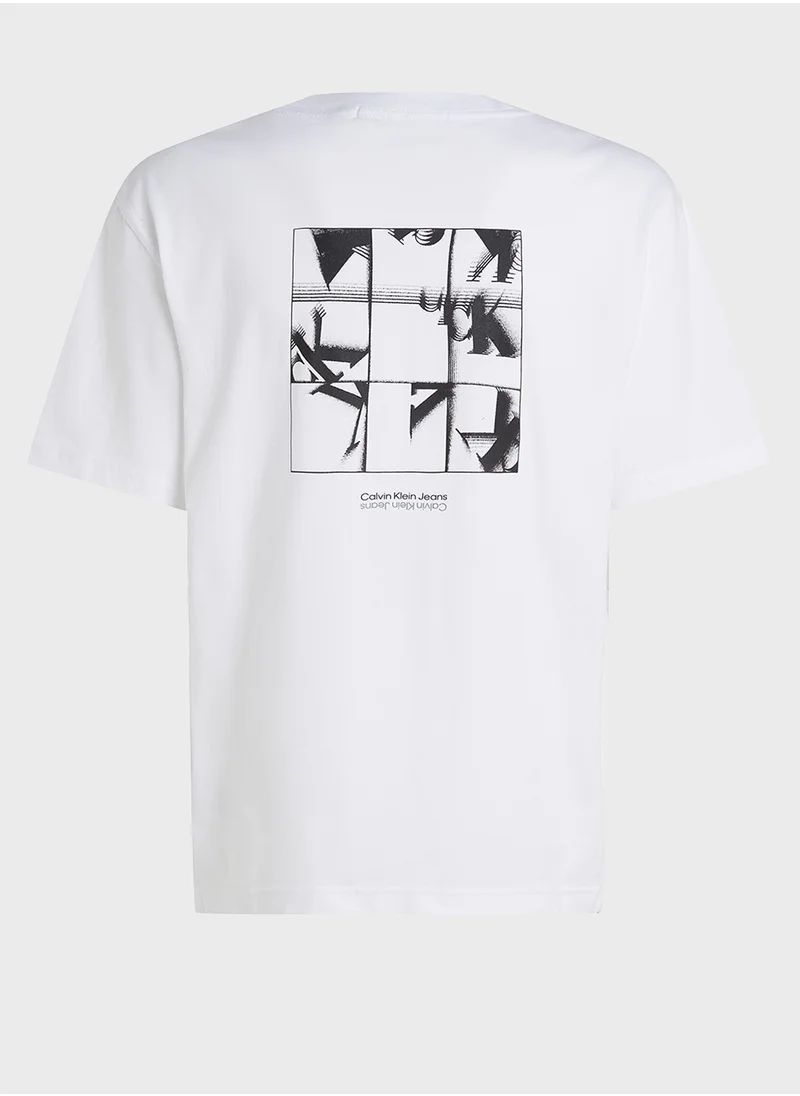 Calvin Klein Jeans Monogram Crew Neck T-Shirt
