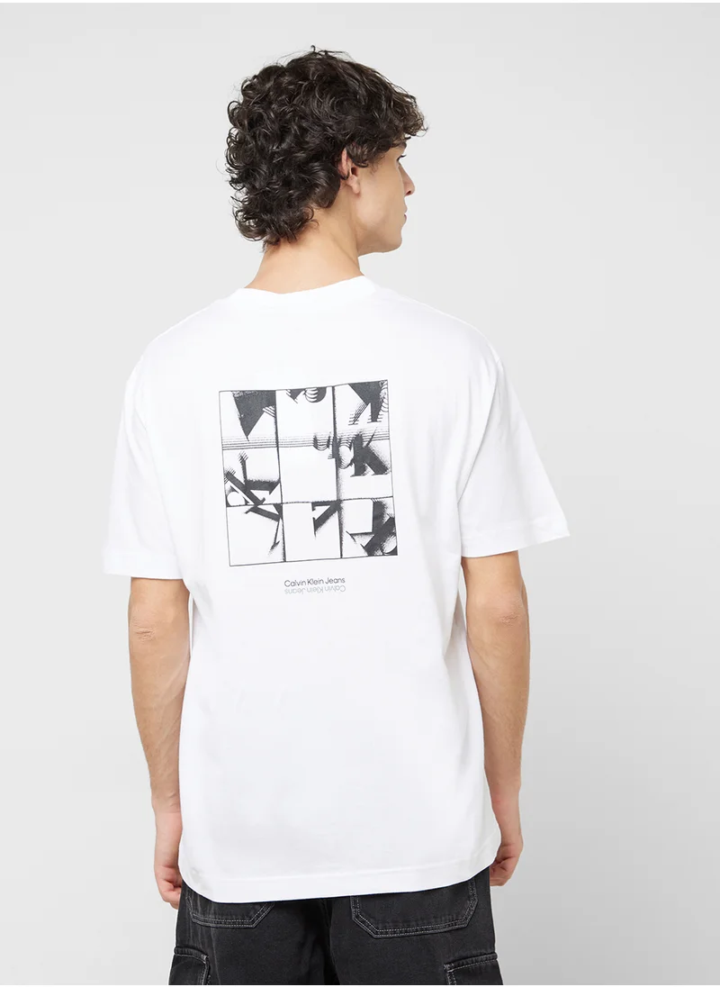 Calvin Klein Jeans Monogram Crew Neck T-Shirt