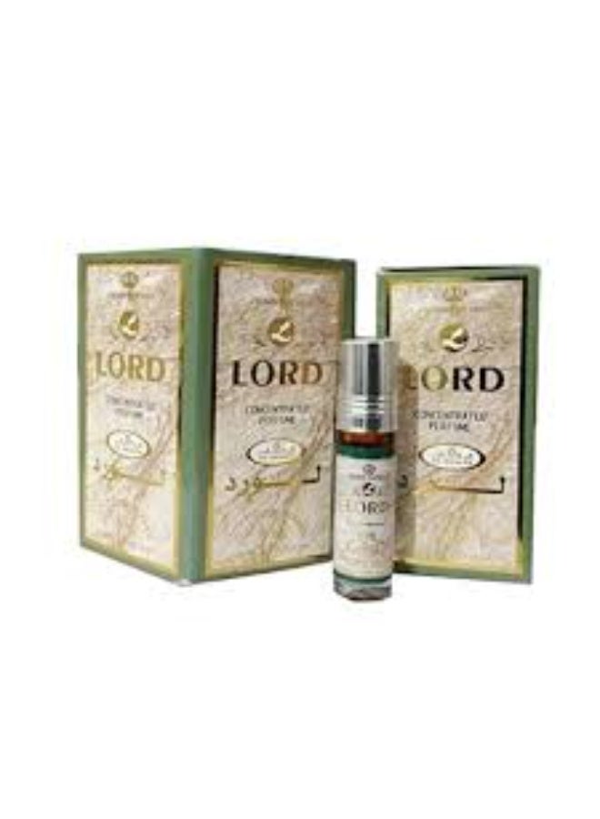 الرحاب عطر لورد رول اون 6 مل 6 حبات من الرحاب