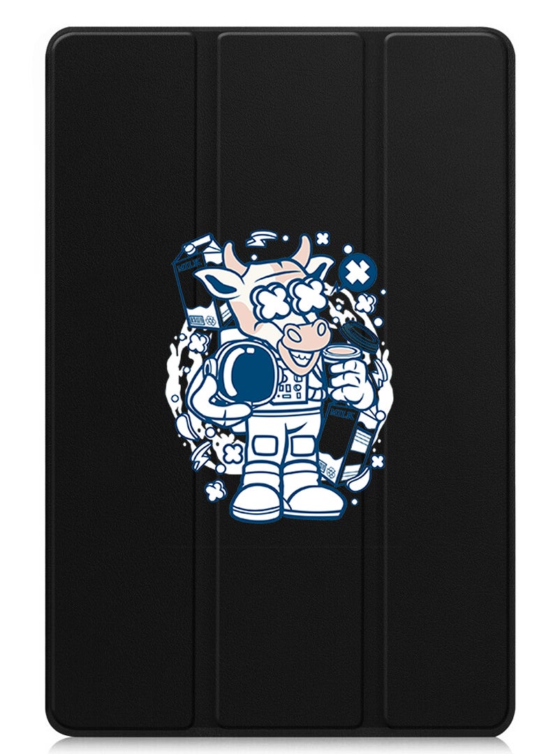 Theodor Protective Flip Case For Xiaomi Pad 7 & Xiaomi Pad 7 Pro With Trifold Stand Auto Wake Sleep Shockproof Cover - Cow astronaut - Image 1