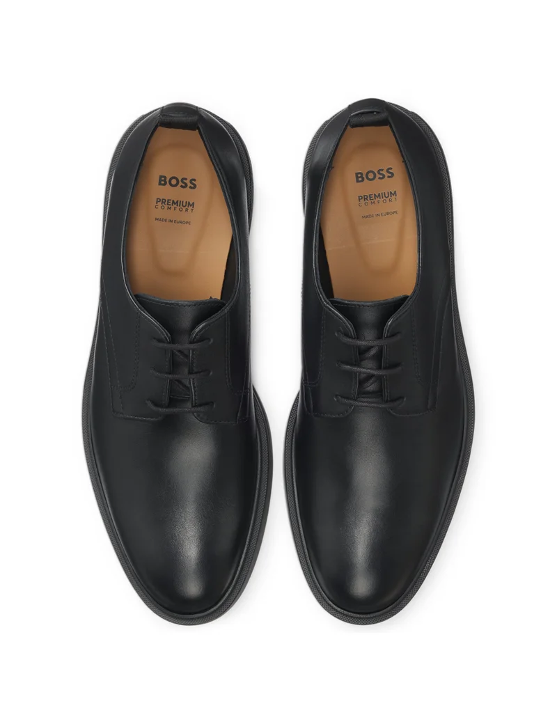 بوس أحذية ديربي جلد بنعل مطاطي