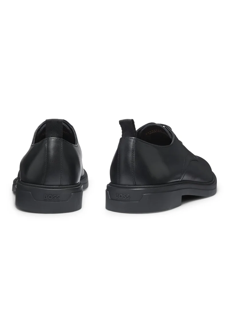 بوس أحذية ديربي جلد بنعل مطاطي