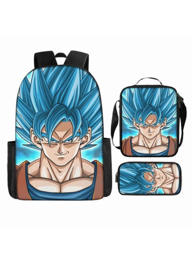 عام حقيبة الظهر المطبوعة الشائعة - مجموعة حقيبة الظهر المكونة من ثلاث قطع (يمكن استخدامها للطلاب والأطفال والأصدقاء للنزهات وتسلق الجبال وما إلى ذلك) - 4 - Image 3