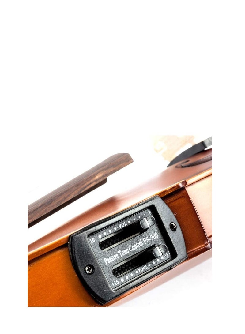Megarya 4/4  EQ  Violin Solid Wood Natural Color  - Image 5