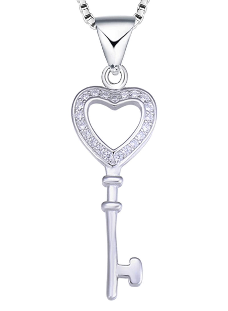 J.Rosée Swarovski Elements Crystal 18K Rose Gold Plated 925 Sterling Silver Pendant Necklace for Women Gift Packing J.Rosée Fashion Jewelry JR-1012 - Image 1
