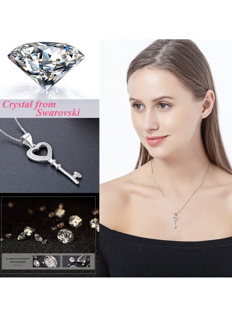 J.Rosée Swarovski Elements Crystal 18K Rose Gold Plated 925 Sterling Silver Pendant Necklace for Women Gift Packing J.Rosée Fashion Jewelry JR-1012 - Image 5