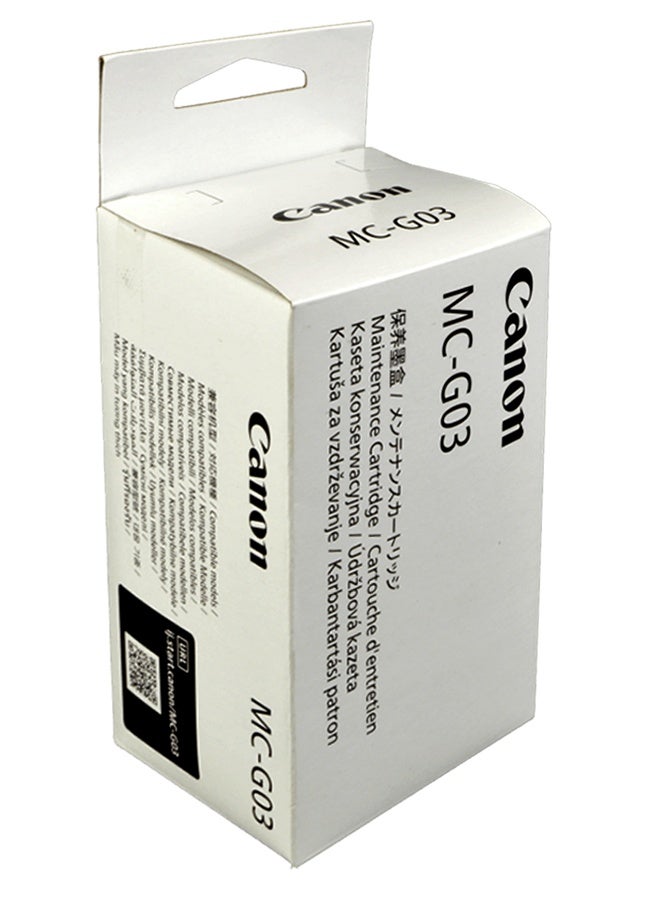 Canon Original MC-G03 Maintenance Cartridge MCG03 Compatible for Canon MAXIFY GX4030 GX3040 GX4040 GX3050 GX4050 GX3070 GX4070 GX4080 GX3080 GX4020 GX3020 Printers white - Image 1