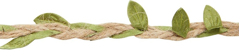 Juvale Burlap Leaf Ribbon - Jungle Party, Safari Party, Fairy Party, Enchanted Forest Decor, Vines for Crafts (4 Rolls, 65.6 Ft Total) - Image 4