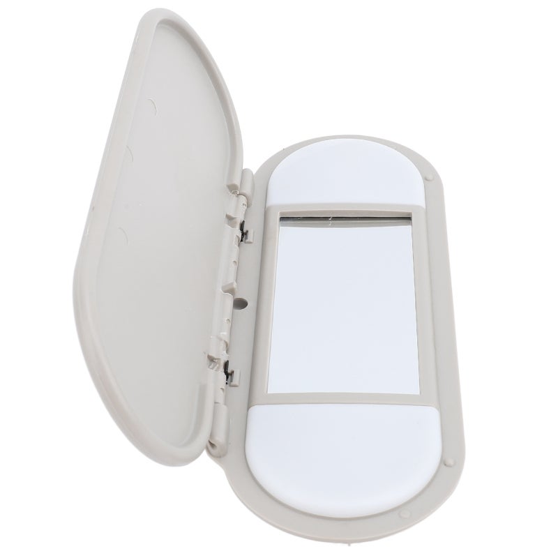 Sun Visor Vanity Mirror Cover - Grey High Strength ABS & Glass, Easy Installation - Makeup Mirror Cover for Cooper F54 F55 F56 F60 2015 to 2022 Car Interior - Image 5
