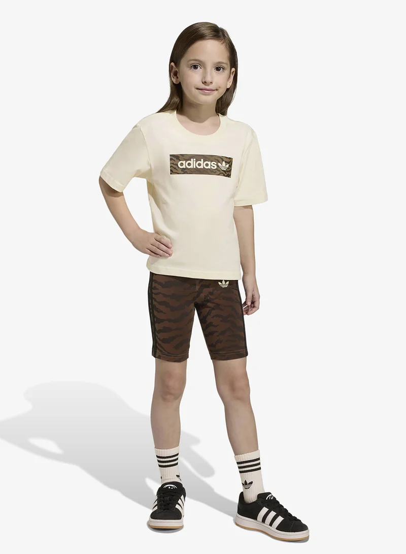 adidas Originals Kids Aop Cycling T-Shirt Set