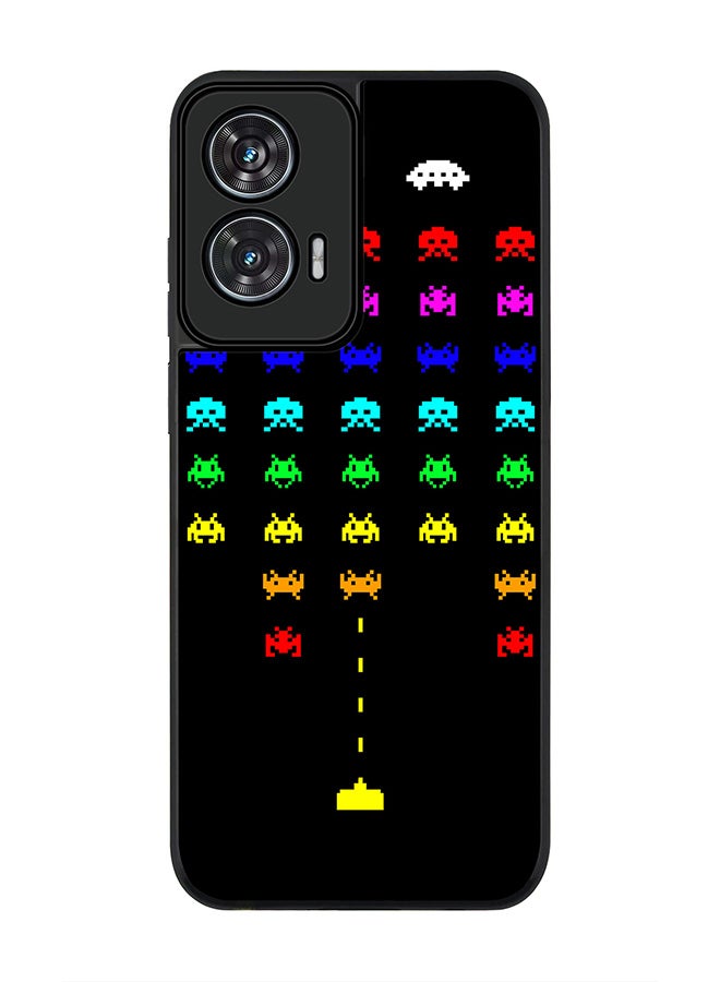 Stylizedd For Motorola Edge 50 Fusion 5G Case,Slim fit Camera Protection, Shockproof Thin Phone cover  - Space Invader - Image 1